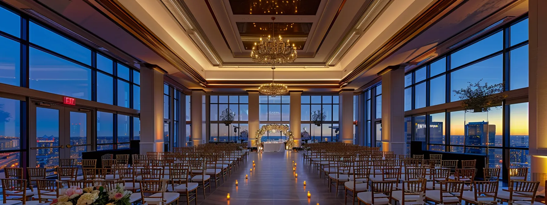 a stunning rooftop wedding venue... one of many unique wedding venues in Minneapolis